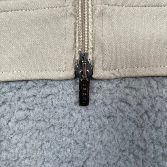 Vintage Polo Ralph Lauren Sport Jacket Womens L Beige Cropped Fit USA Made 90s - Picture 7 of 14